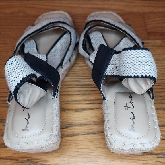Me Too Cami Espadrilles Beige and Black 10 - Picture 5 of 10